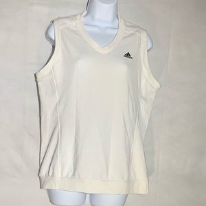 Adidas White Climate Heavyweight Tank / Vest